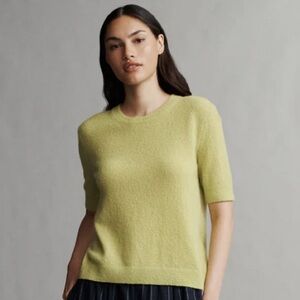 NEW  TWP Audrey Short Sleeve Cashmere Sweater